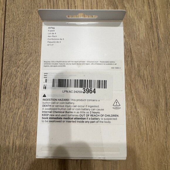 Apple AirTag 4-Pack AirTags Air Tag GPS Location Tracker - Picture 4 of 7